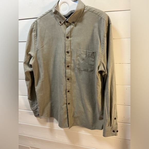 RUE SAINT-PATRICK Grey Beige Button-Up Shirt XL - Picture 3 of 8